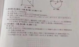 安徽中考数学答题卡是什么样子的 安徽省中考数学试卷