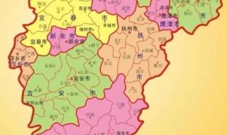 江西省地图的地形 江西地图全图高清版